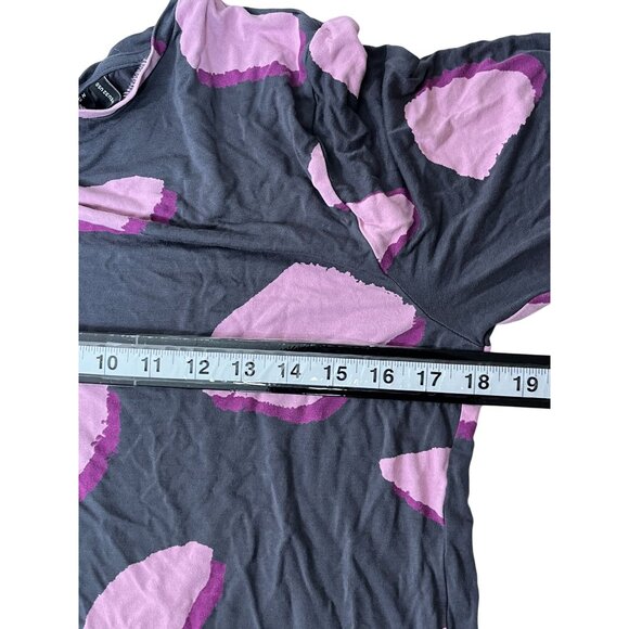 ASOS Women’s Pajama Set 0 XS Gray Pink Spot Print Long Sleeve Top & Pants Sleepw - Picture 8 of 16